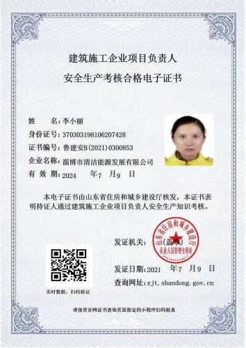 B證（項目負責人）